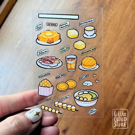 Hong Kong Iconic Food Mini Sticker Sheet