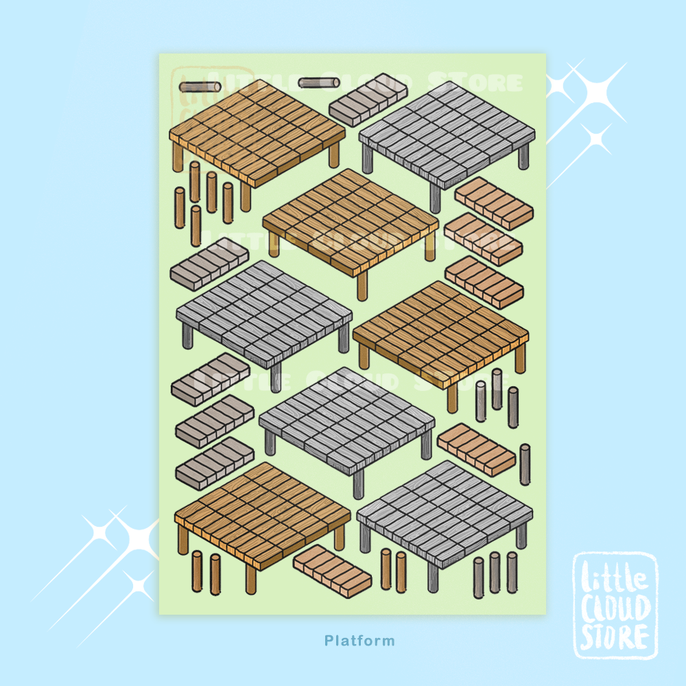 Ground Building Stickers