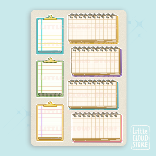 Planner labels Clipboards & Notebooks